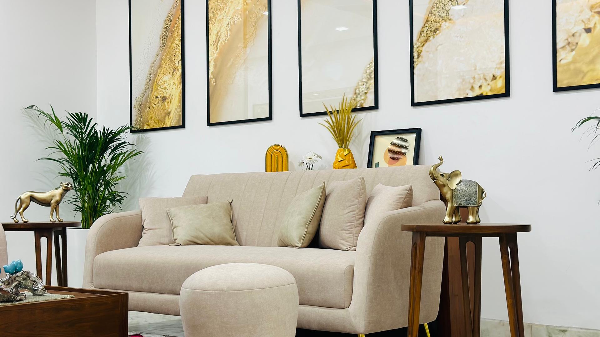 The living room of a Cocoon-managed home in Kochi, inspected between tenancies
