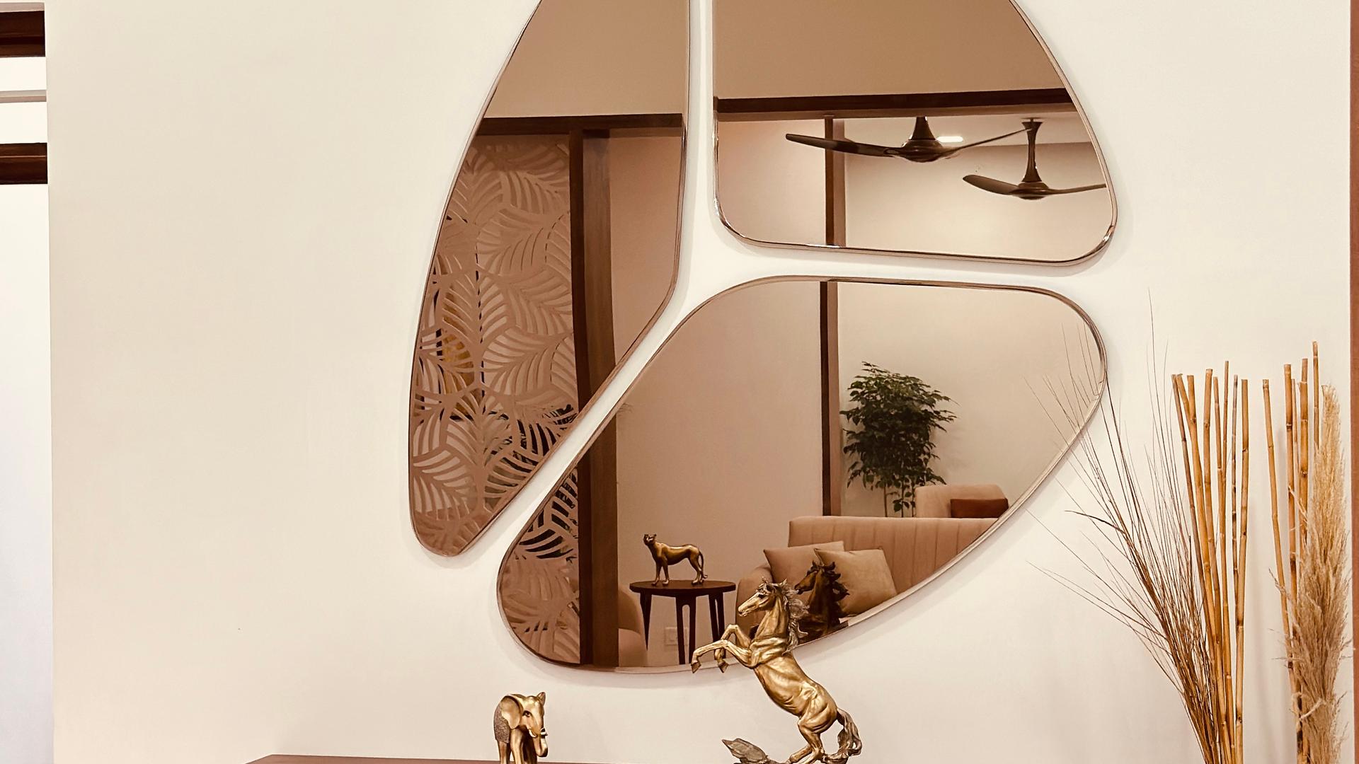 Teak and brass in a Cocoon-managed home in Kochi, prepared between stays